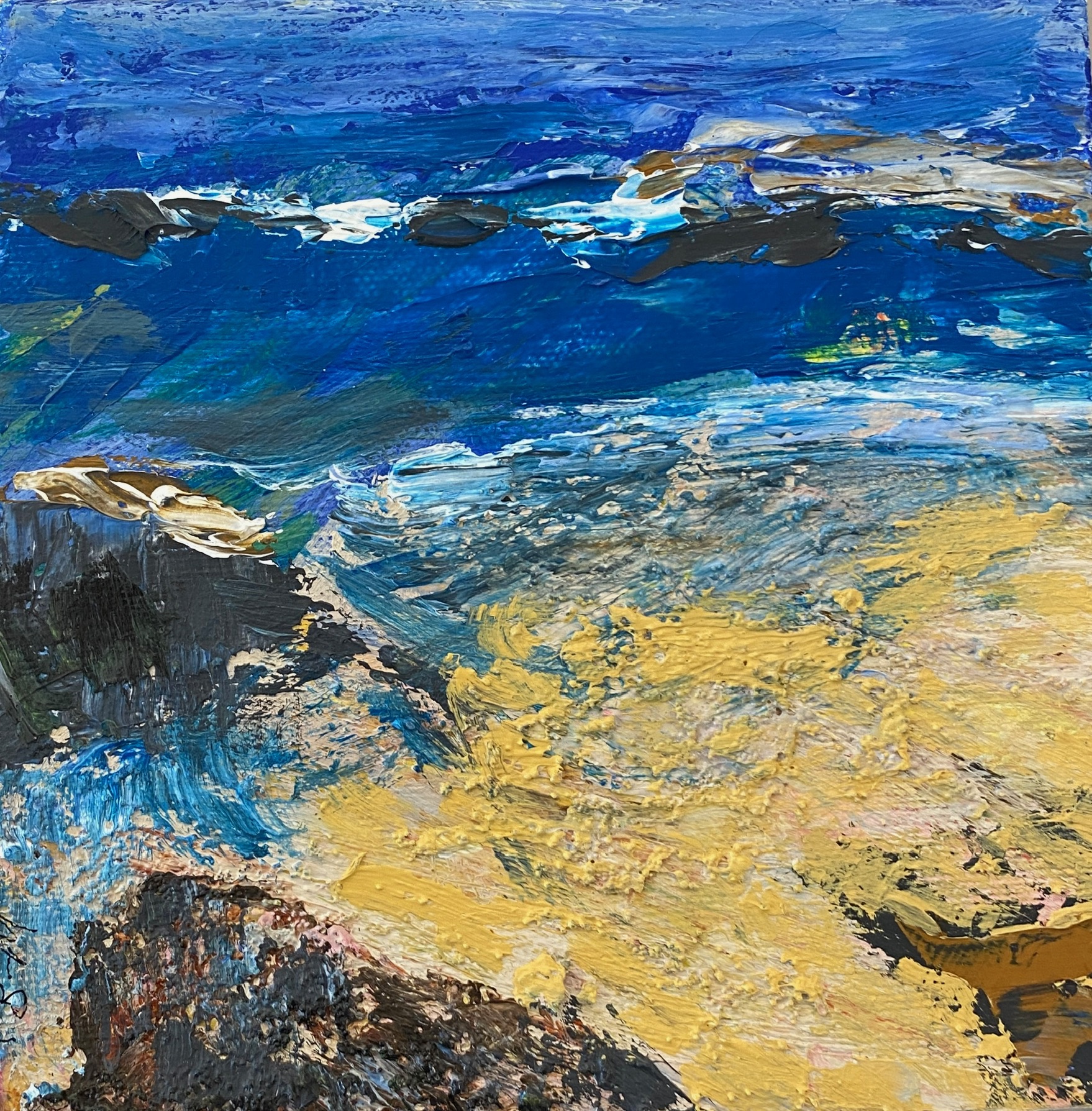 acrylic painting on canvas